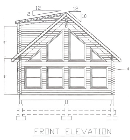 Model 1200 (2 bed / bath & loft)