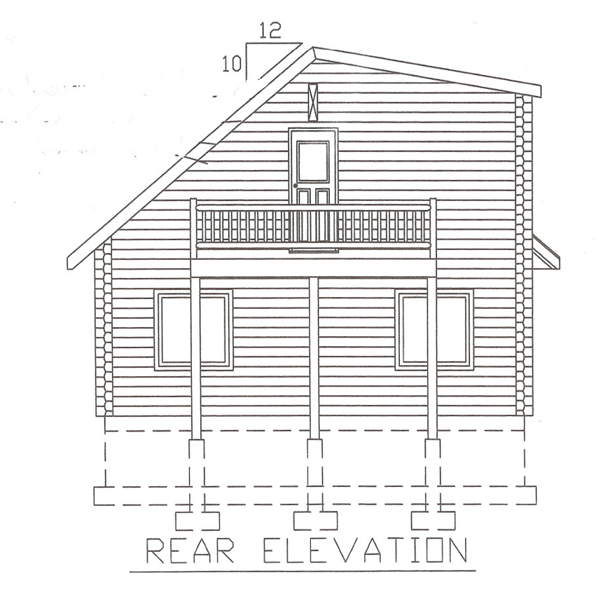 Model 1200 (2 bed / bath & loft)