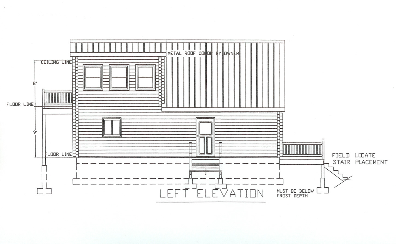 Model 1200 (2 bed / bath & loft)