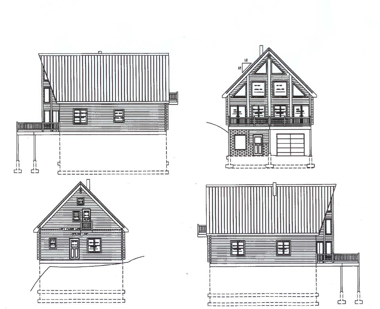 Model 1632 (1bed / 2bath & Loft)