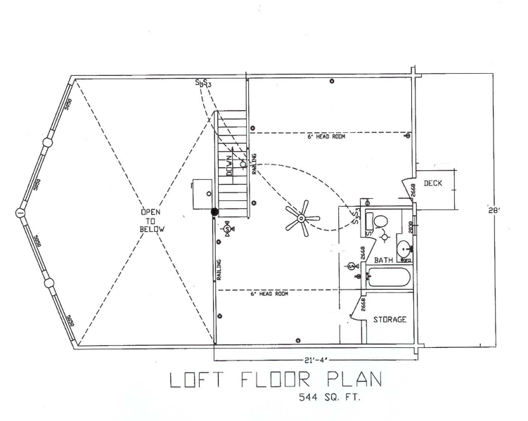 Model 1632 (1bed / 2bath & Loft)