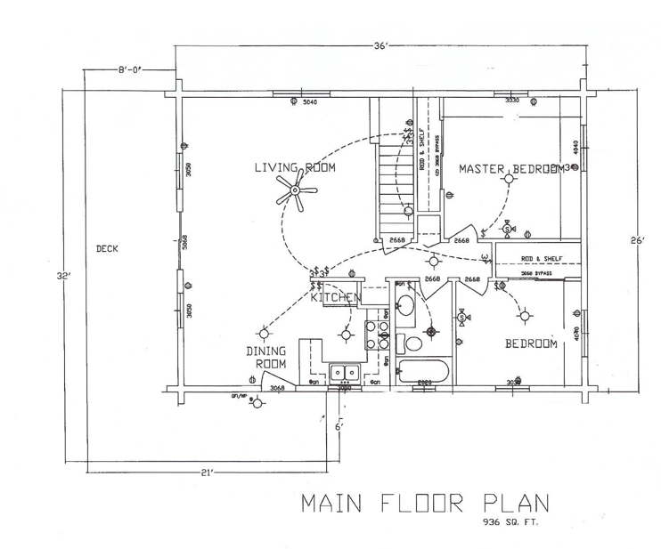 Model 1300 (2bed / 1 bath with loft)