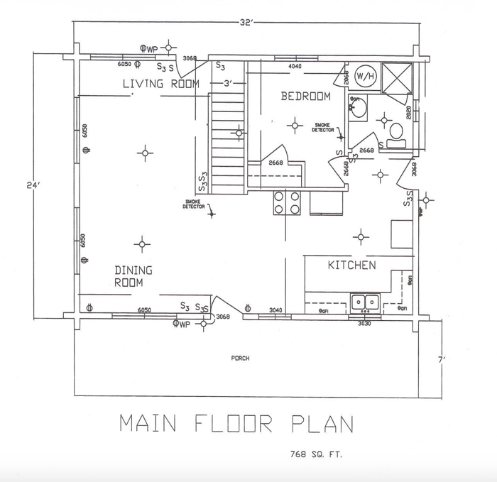 Model 1182 (1 bd / 1ba & loft)