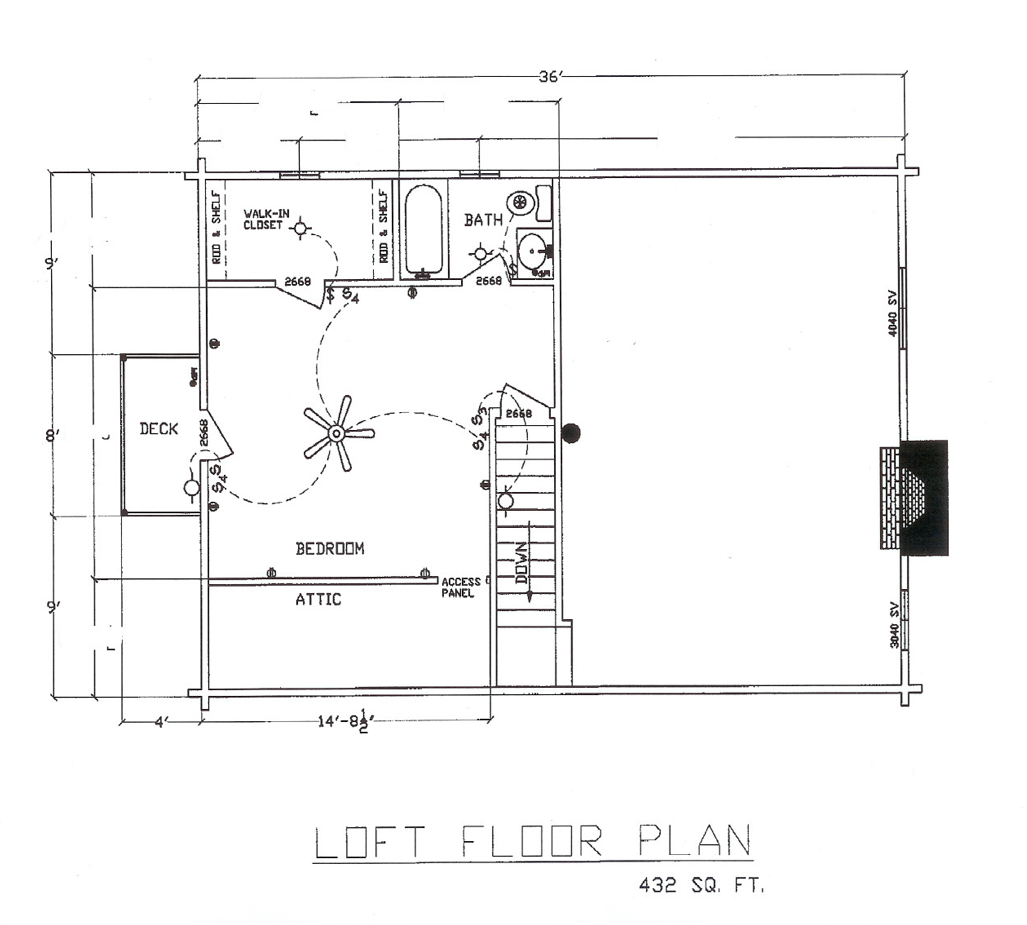 Model 1150 (2bd / 2 ba with loft)